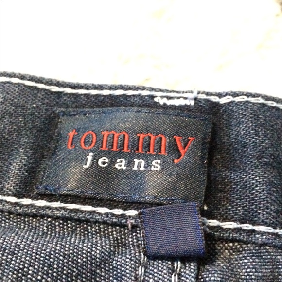 Tommy Hilfigure Dark Blue Wideleg Jeans - Picture 5 of 8